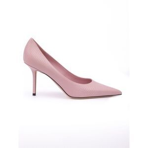 Jimmy Choo Pink Lizard Printed Leather Love 85 Women's Pumps